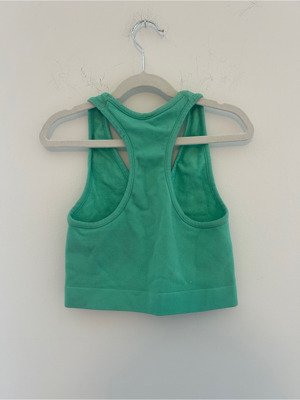 By Together Green Ribbed Racerback Tank - Picture 2 of 3